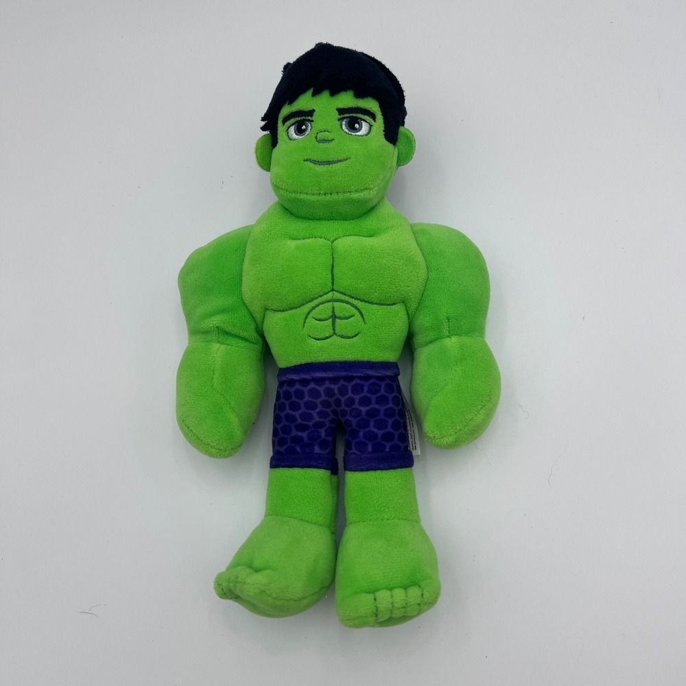 Modern Marvel Hulk Plush Spidey and His Amazing Friends 9 Inch Super Hero Kids